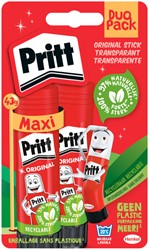 Lijmstift Pritt Stick Original 43gr blister 2 Stuk