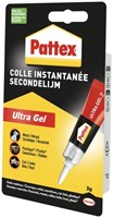 Secondelijm Pattex Ultra GEL tube 3gr blister 1 Stuk-2