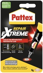 Alleslijm Pattex Repair Extreme tube 8gr blister 1 Stuk