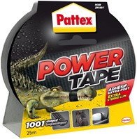 Plakband Pattex 50mmx25m power tape zwart 1 Rol