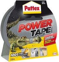 Plakband Pattex 50mmx10m power tape grijs 1 Rol