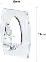 Haak Command mini incl bevestigingsstrip tr 6st 1 Stuk-3