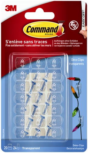 Sierklemmen Command incl bevestigingsstrip tr 1 Stuk