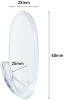 Haak Command middel ovaal incl strip 2st 1 Stuk-1