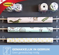 Haak Command middel ovaal incl strip 2st 1 Stuk-2