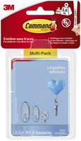 Bevestigingsstrip Command 16st transparant 1 Stuk