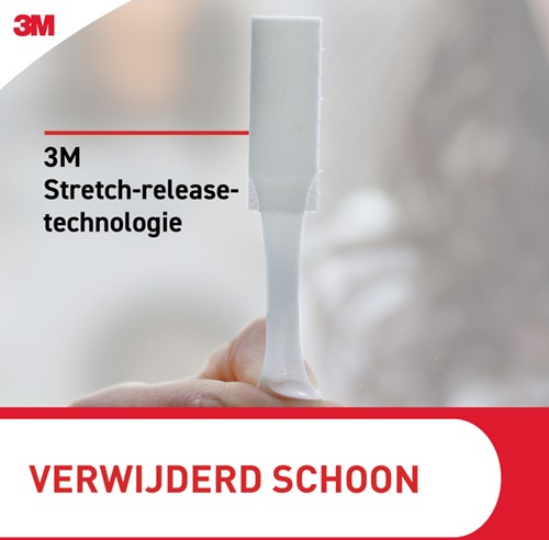 Bevestigingsstrip Command klik vast smal 5,4kg wit-2