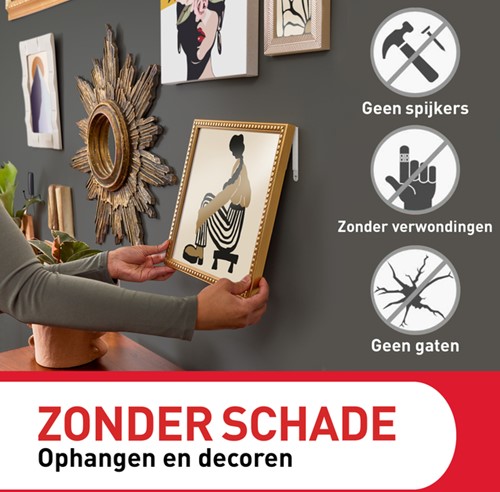 Bevestigingsstrip Command klik vast smal 5.4kg wt 1 Stuk-4