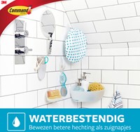 Bevestigingsstrip Command waterbestendig 16st ass 1 Stuk-2
