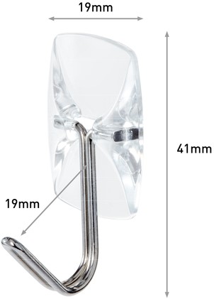 Keukenhaak Command knststf tr incl strip 1 Stuk-3