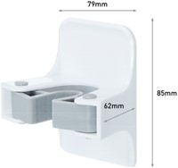 Bezemhouder Command incl bevestigingsstrip wit 1 Stuk-1