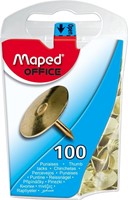 Punaises Maped messing 100st 100 Stuk