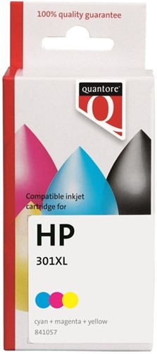 Inktcartridge Quantore Hp 301XL ch564ee hc kleur 1 Stuk