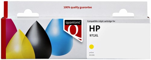 Inktcartridge Quantore Hp 971XL Cn628cn geel 1 Stuk