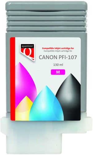 Inktcartridge Quantore Canon PFI-107 rood 1 Stuk