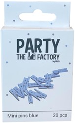 Knijpers Haza mini blauw zak 20 stuks 20 Stuk