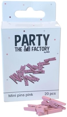 Knijpers Haza mini roze zak 20 stuks 20 Stuk-2