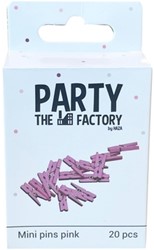 Knijpers Haza mini roze zak 20 stuks 20 Stuk