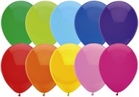 Ballon Haza uni 30cm 10 stuks assorti 10 Stuk-2