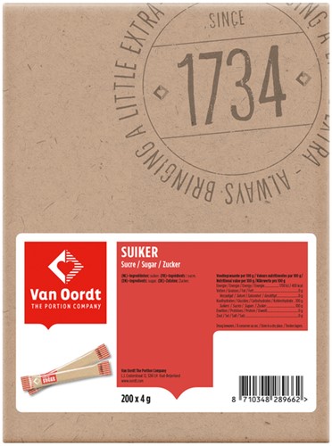 Suikersticks van Oordt 200x4gr 200 Stuk-2