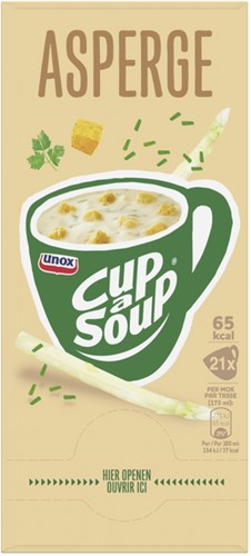 Cup-a-Soup Unox asperge 175ml 21 Zak-2