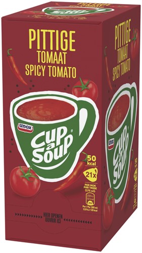 Cup-a-Soup Unox pittige tomaat 175ml 21 Zak-2