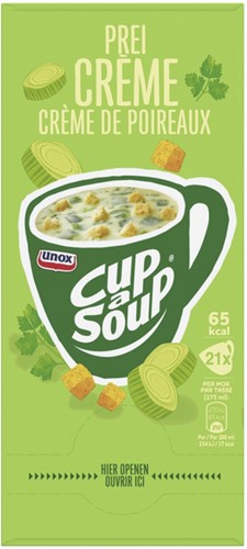 Cup-a-Soup Unox prei-creme 175ml 21 Zak-2