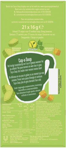 Cup-a-Soup Unox prei-creme 175ml 21 Zak-3