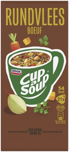 Cup-a-Soup Unox rundvlees 175ml 21 Zak-2