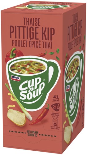 Cup-a-Soup Unox Thaise pittige kip 175ml 21 Zak-1