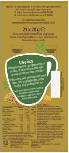 Cup-a-Soup Unox mosterd 175ml 21 Zak-3