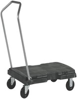 Transportkar Rubbermaid Triple Trolley 227kg zwart 1 Stuk-2
