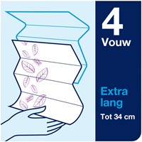 Handdoek Tork H2 Premium 2laags 212x340mm 100297 21 pak-2