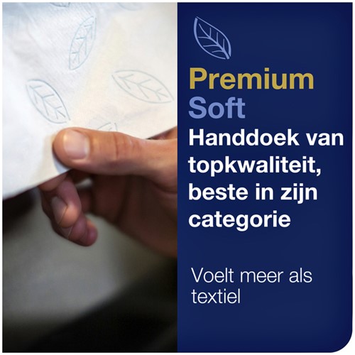Handdoek Tork H2 Premium 2laags 212x340mm 100288 21 pak-2