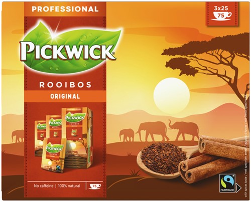 Thee Pickwick Fair Trade rooibos 25x1.5gr 25 Stuk