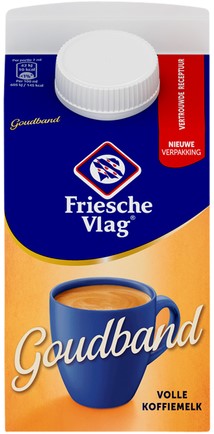 Koffiemelk Friesche Vlag goudband 455ml 455 Milliliter