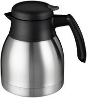 Thermoskan Bravilor dubbelwandig 1 liter RVS zw 1 Stuk