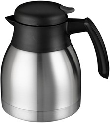 Thermoskan Bravilor dubbelwandig 1 liter RVS zw 1 Stuk