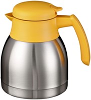 Thermoskan Bravilor dubbelwandig 1 liter RVS geel 1 Stuk