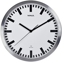 Wandklok MAUL Pilot RC 305x45mm alu batterij 1 Stuk