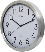 Wandklok MAUL Move RC 400x45mm alu wt batterij 1 Stuk-2