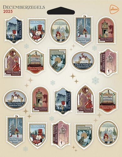 Decemberzegel Nederland 2025 20 Stuk