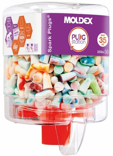 Oordoppen Moldex Spark Plugs soft 250 paar assorti 250 Paar