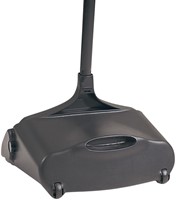 Stofblik Rubbermaid Exec Lobby lange steel zwart 1 Stuk-2