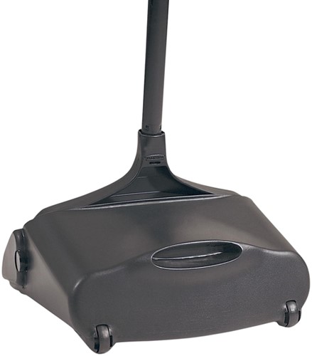 Stofblik Rubbermaid Exec Lobby lange steel zwart 1 Stuk-2