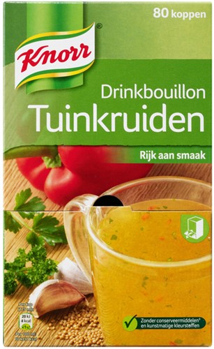 Drinkbouillon Knorr tuinkruiden 80 Stuk