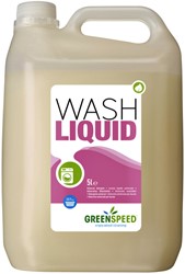 Wasmiddel Greenspeed wash liquid 5 liter 1 Fles