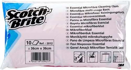 Microvezeldoek Scotch-Brite Essential groen 10 Stuk-3
