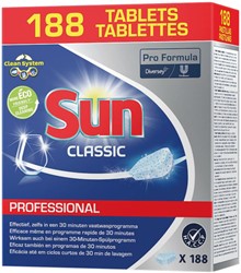 Vaatwastabletten Sun Professional Classic 188st 188 Stuk