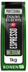 Koffie Douwe Egberts espresso bonen medium roast 1000 Gram